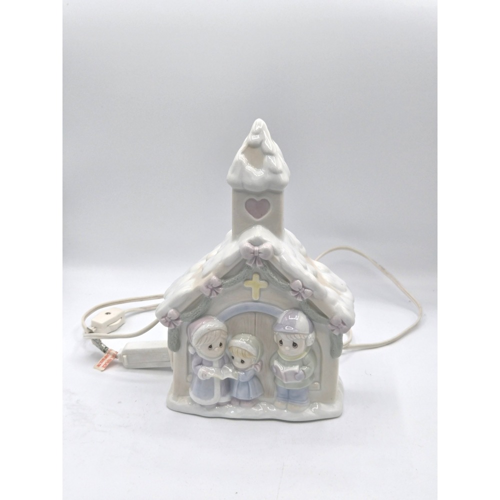 Precious Moments 9" Light Up‎ Church Porcelain Figurine